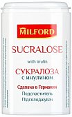 Милфорд (Milford) заменитель сахара Сукралоза с Инулином, таблетки, 370 шт, Нутрисан Гмбх