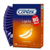 Contex (Контекс) презервативы Lights особо тонкие 18шт, Рекитт Бенкизер Хелскэр/ССЛ Мануфактуринг